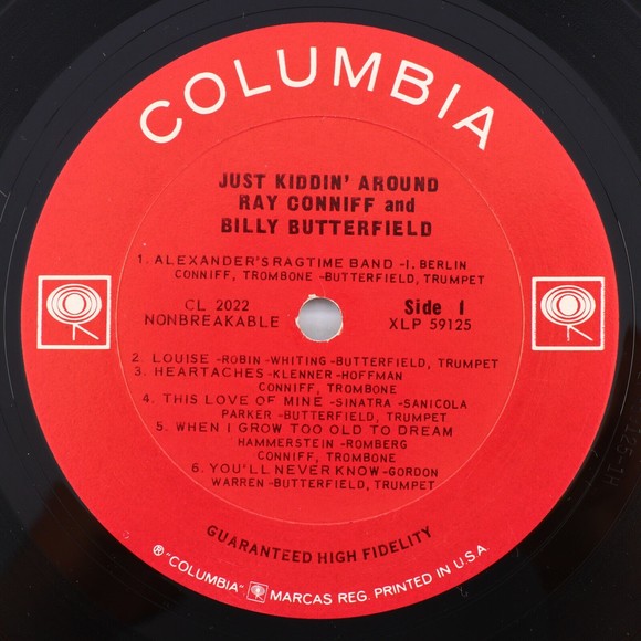 Ray Conniff & Billy Butterfield Just Kiddin' Around 1963 Mono LP Record CL 2022 - Picture 7 of 16